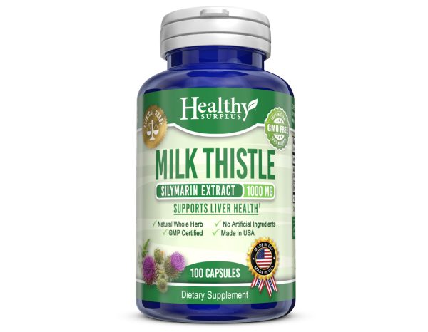 Milk Thistle - 1000 mg - 100 capsules