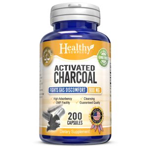 Activated Charcoal - 900 MG - 200 Capsules