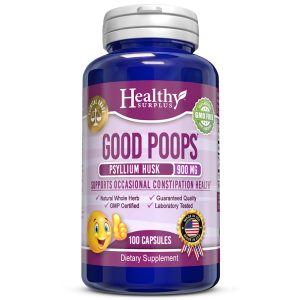 Good Poops - Psyllium Husk - 900 MG - 100 Capsules
